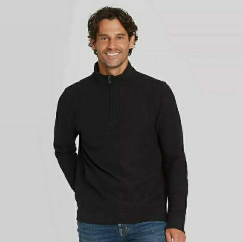Men's 1/4th Knit Sweatshirt